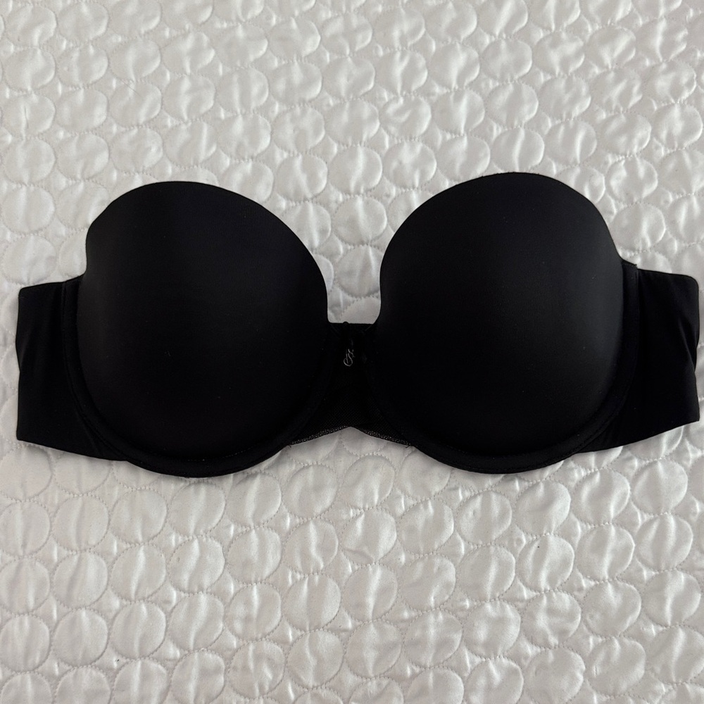 Victorias Secret size 34C women Black Strapless Bra